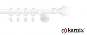 Karnisz nowoczesny NEO 19mm Bella biały