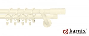 Karnisz NEO 19/19mm Cylinder ivory (kość słoniowa)